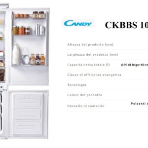 FRIGO INCASSO COMBI LT190+60 177 ELIMINATO