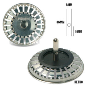 TAPPO PER LAVELLO INOX BASKET - D.85 ORIGINALE