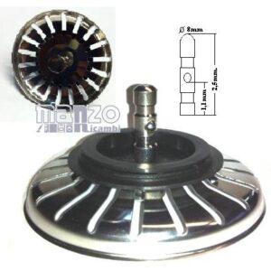 TAPPO PER LAVELLO INOX BASKET - D.83MM