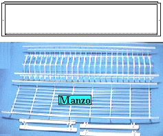 SCOLAPIATTI BIANCO CON VASCHETTA CM76