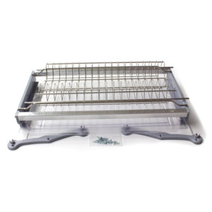 SCOLAPIATTI INOX CONTELAIO E VASCHETTA CM76X30A35