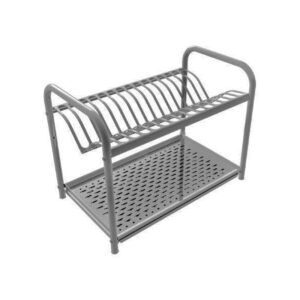 SCOLAPIATTI INOX 77,5X22,5 A PARETE CON VASCHETTA