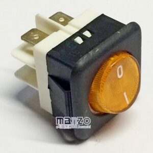 INTERRUTTORE LUMINOSO 4 CONTATTI 25X25