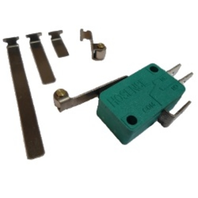 PULSANTE 3 CONT. KIT CON 5 STAFFE 6,3MM