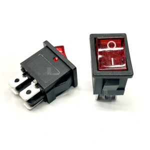 INTERRUTTORE LUMINOSO 4 CONTATTI 20X13MM