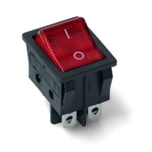 INTERRUTTORE LUMINOSO 28X21 ROSSO