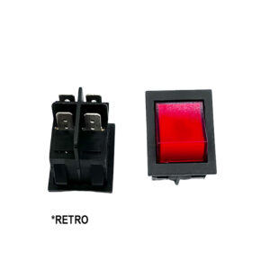 PULSANTE LUMINOSO 28X21 4 CONTATTI