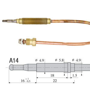 TERMOCOPPIA . 75CM 8X0.75 0.260.138 SIT