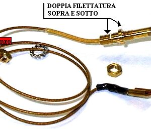 TERMOCOPPIA CM. 60 D..5 H.42 ATTACCO FASTON