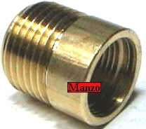 RACCORDO A RIDUZIONE MASCHIO 1/2"-FEMMINA 3/8"