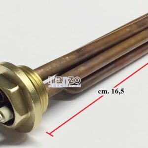 RESISTENZA PER CALDAIA 1" 1200W CON FERMO TERMOSTATO