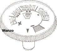 MANOPOLA TERMOSTATO FERRO UNI