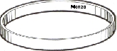 CINGHIA PIATTA REGGISACCO ADATTABILE