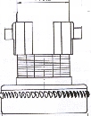 MOTORE ASPIRAPOLVERE 1200W D.144 ALF