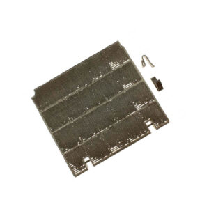 FILTRO CARBONE 265X240X18 CON ATTACCHI