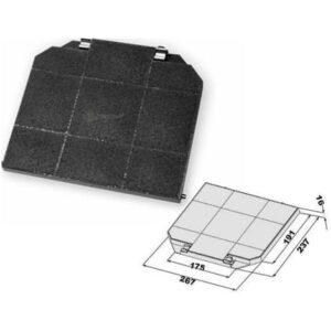 FILTRO CARBONE 15X265X235 AXA