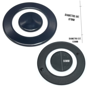 CAPPELLOTTO DOPPIA CORONA D.130/60MM ESTERNO+INTERNO (BRUCIATORE 414310 - 414311 - 414935 - 415241)