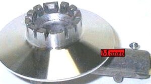 BRUCIATORE PICCOLO A PIPA SENZA FORO D.34 (CAPPELLOTTO 401516) ORIGINALE