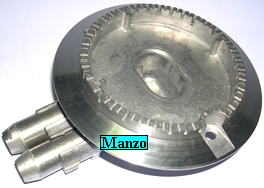 BRUCIATORE GIGANTE A PIPA 2FORI D.108 (CAPPELLOTTO 401517)