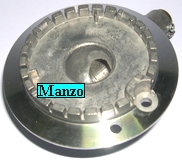 BRUCIATORE GRANDE A PIPA 2FORI SX D.76 (CAPPELLOTTO 401514)