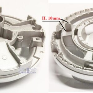 BRUCIATORE TRIPLA CORONA 2FORI D.133/78 - MONTA 406121