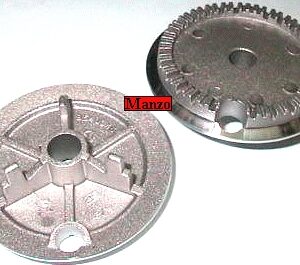 BRUCIATORE MEDIO 2FORI 1/2BORDO 3 PIEDINI D.63 (CAPPELLOTTO 409661)