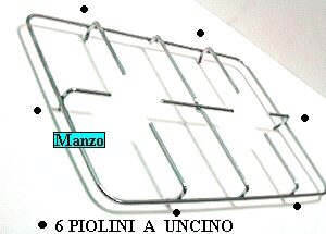 GRIGLIA 2 FUOCHI 414X277 CON PIOLINI