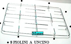 GRIGLIA 4 FUOCHI 414X497 CON PIOLINI