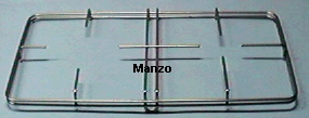 GRIGLIA 2 FUOCHI 480X270 DX 2 PIOLINI