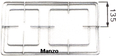 GRIGLIA 2 FUOCHI 450X278 D.135
