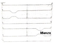 GRIGLIA 2 FUOCHI 362X425 DX