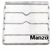 GRIGLIA 1 FUOCO 205X200