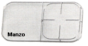 GRIGLIA 1 FUOCO + 1 462X227