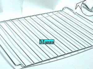 GRIGLIA FORNO 442X338 CON RIALZI