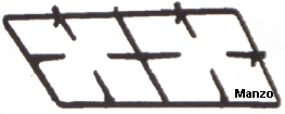 GRIGLIA 2 FUOCHI 485X255