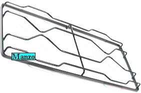 GRIGLIA 2 FUOCHI 485X235 VEDI 425162.01 O 03