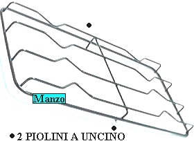 GRIGLIA 2 FUOCHI 481X240 2PIOLINI