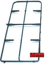 GRIGLIA CENTRALE DOPPIA CORONA 208 X 445