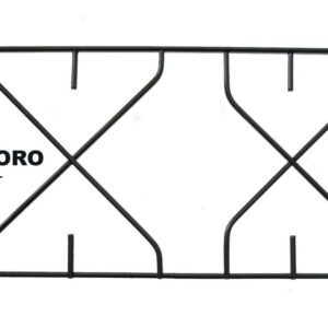 GRIGLIA 2 FUOCHI DX 395X215