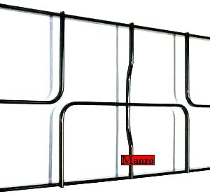 GRIGLIA 2 FUOCHI 230X495 POSTERIORE ORDINARE