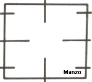 GRIGLIA 1 FUOCO 218X198 GHISA