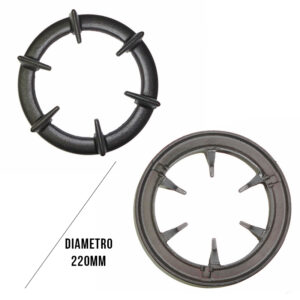 GRIGLIA 1 FUOCO D.220 H50 GHISA
