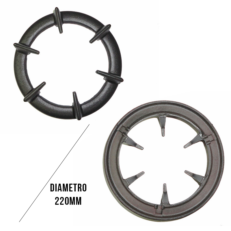 GRIGLIA 1 FUOCO D.220 H50 GHISA