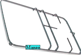 GRIGLIA 1 FUOCO + 1 445X270
