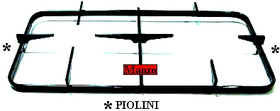 GRIGLIA 2 FUOCHI 403X199