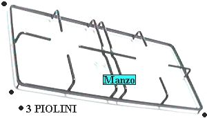 GRIGLIA 2 FUOCHI 432X222