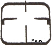 GRIGLIA 1 FUOCO 207X210
