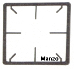 GRIGLIA 1 FUOCO 230X210 GHISA