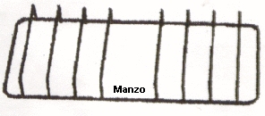 GRIGLIA 2 FUOCHI 460X225