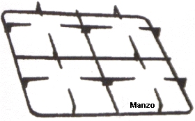 GRIGLIA 4 FUOCHI 456X456